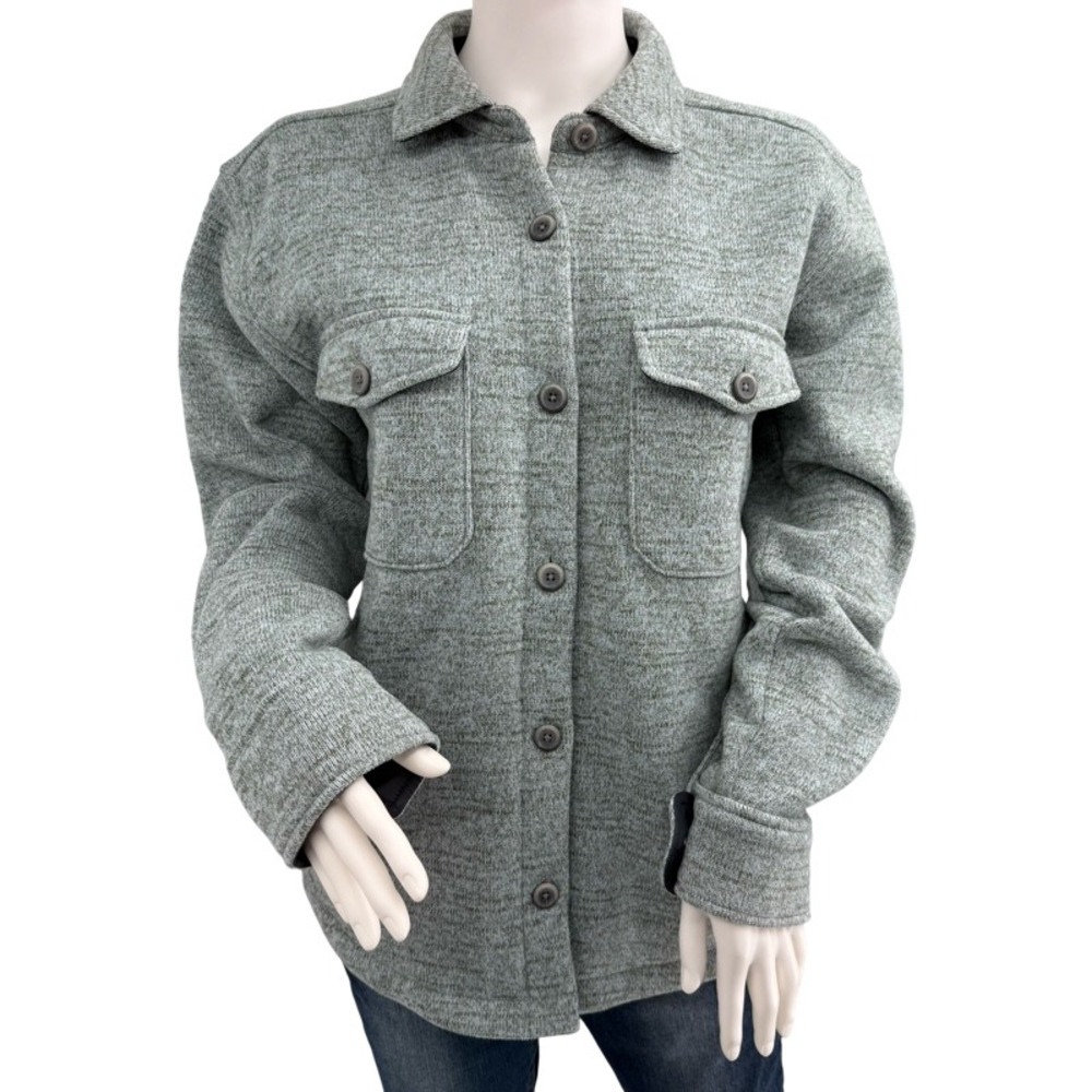 PRANA Medium Thermal Fleece Shacket‎ Shirt Jacket Gorpcore Utility Granola Girl
